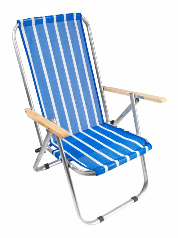 Leżak plażowy z siatki, krzesło składane ogrodowy leżaki taras balkon 150kg ALU